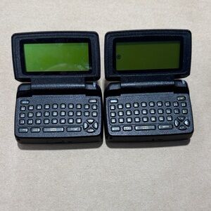 Two vintage two-way pager ST-900 series.